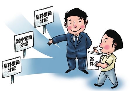 立案登記制撬動法院全方位改革（砥礪奮進的五年·全面依法治國）