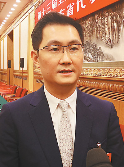 馬化騰   本報(bào)記者 杜尚澤攝