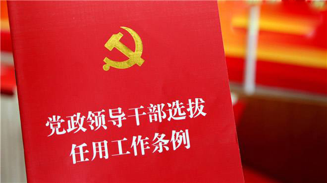 《黨政領(lǐng)導(dǎo)干部選拔任用工作條例》