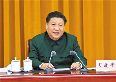 3月24日，中共中央總書記、國家主席、中央軍委主席習(xí)近平到武警第二機(jī)動總隊視察。這是習(xí)近平發(fā)表重要講話。新華社記者 李剛 攝