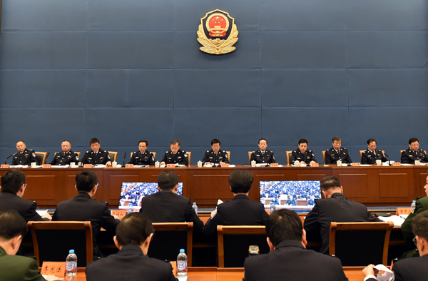 全國公安機關(guān)黨風(fēng)廉政建設(shè)電視電話會議1月29日召開(中央紀(jì)委監(jiān)察部網(wǎng)站 代江兵 攝)