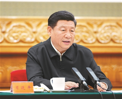 2月23日，統(tǒng)籌推進(jìn)新冠肺炎疫情防控和經(jīng)濟(jì)社會發(fā)展工作部署會議在北京召開。中共中央總書記、國家主席、中央軍委主席習(xí)近平出席會議并發(fā)表重要講話。 新華社記者 鞠鵬 攝