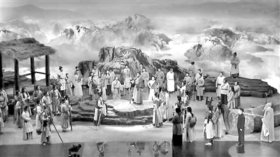 圖為劇中大禹治水的場景(視頻截圖)